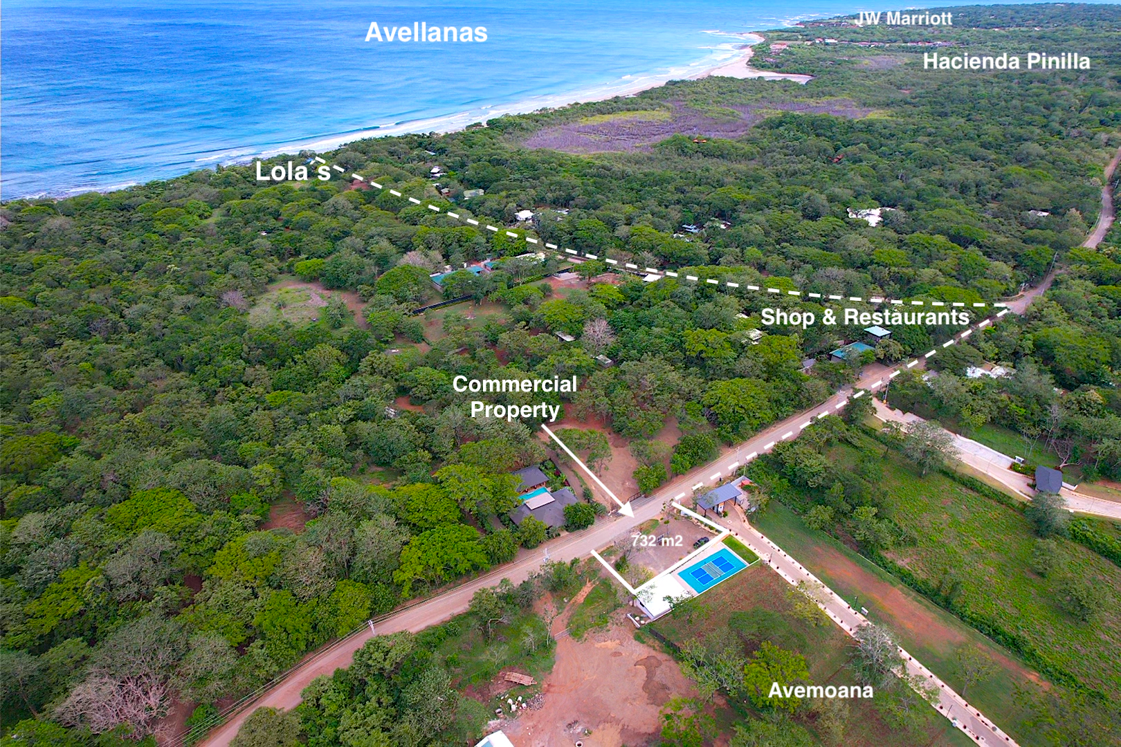 Avemoana Commercial Lot | AAA Commercial Location in Avellanas