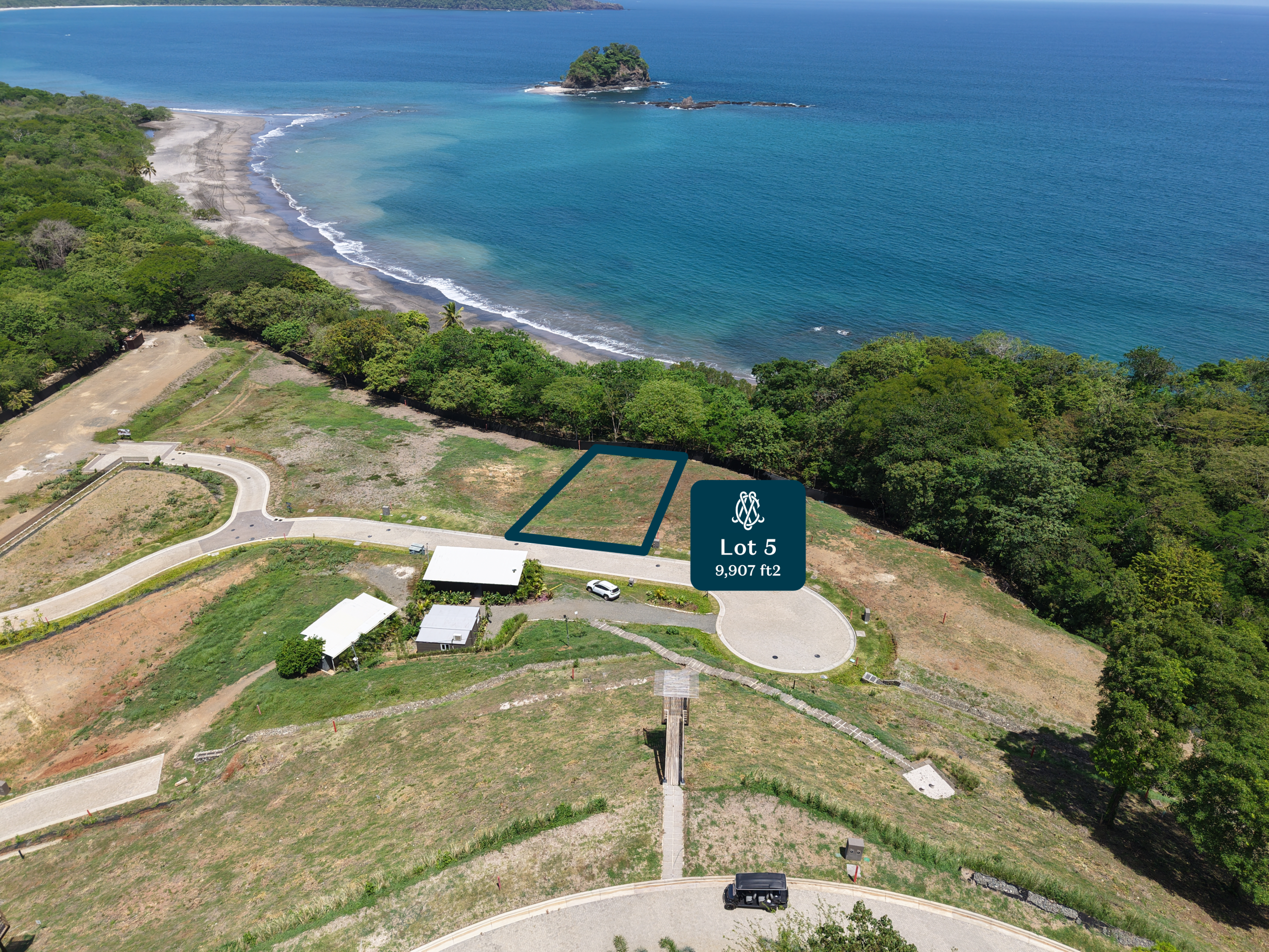 Cantomar Lot 5 | Elevated Beachfront Homesite in Playa Flamingo