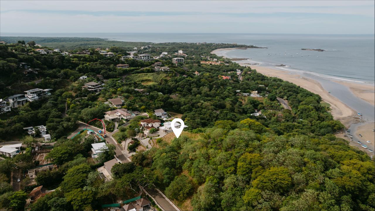 One of the Best Ocean View Homesites in Senderos Gated Community – Tamarindo Beach