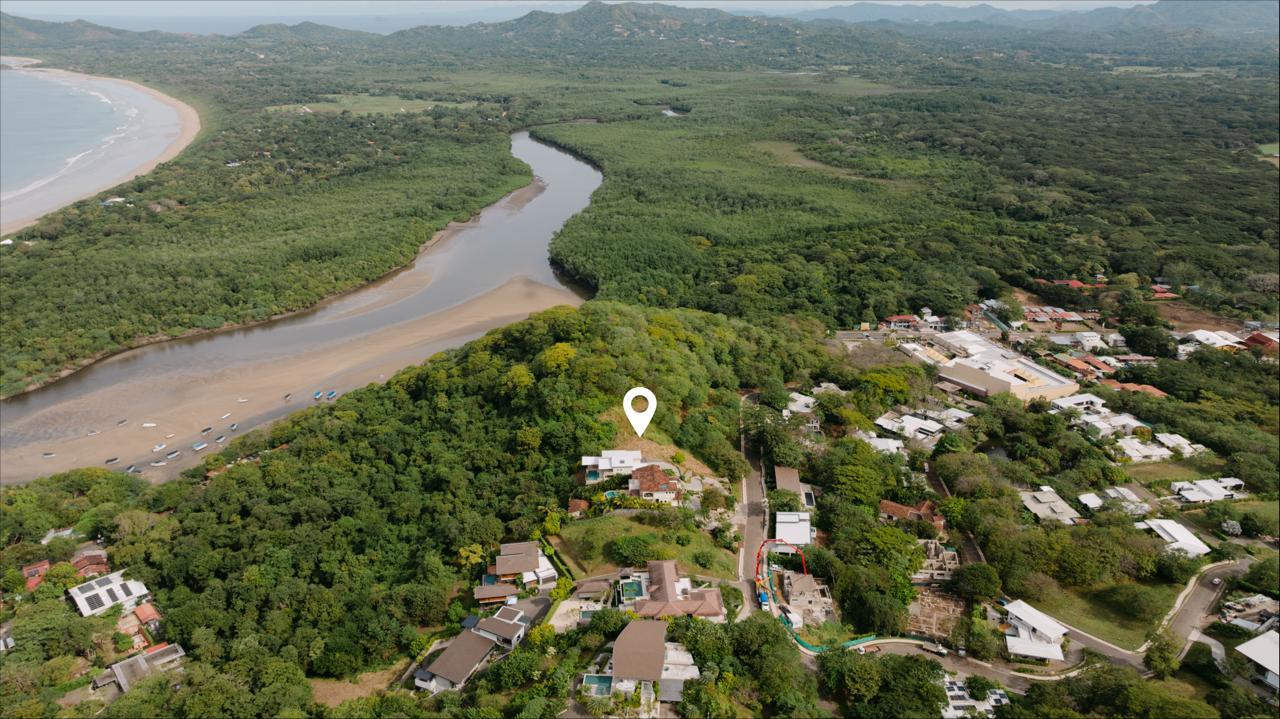 One of the Best Ocean View Homesites in Senderos Gated Community – Tamarindo Beach