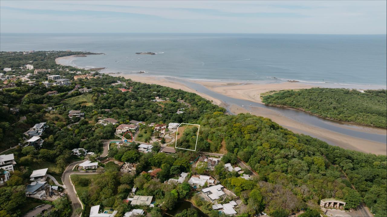 One of the Best Ocean View Homesites in Senderos Gated Community – Tamarindo Beach