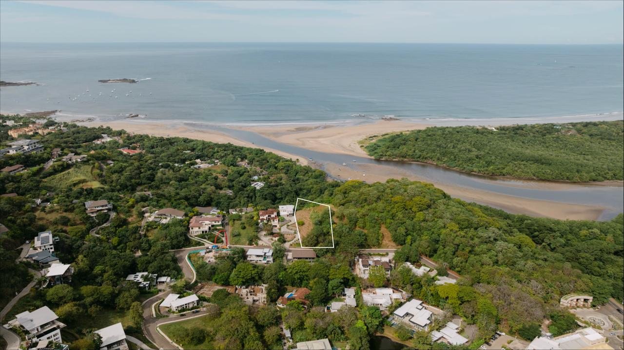 One of the Best Ocean View Homesites in Senderos Gated Community – Tamarindo Beach